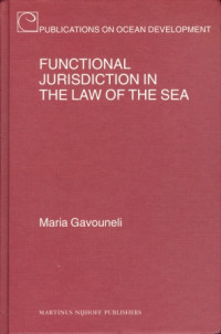 Functional Jurisdiction In The Law Of The Sea