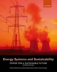 Energy Systems and Sustainability: Power for a Sustainable Future