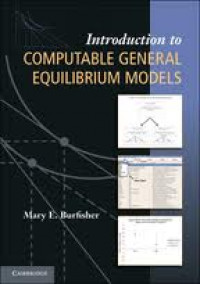 Introduction to computable general equilibrium models