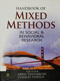 Handbook of Mixed Methods In Social & Behavioral Research