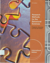 Research Methods for The Behavioral Sciences