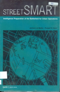 Street Smart : Intelligence Preparation Of The Battlefield For Urban Operations