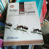 BUDAYA DAN IKLIM ORGANISASI