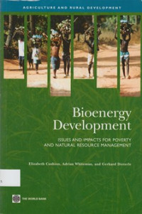 Bioenergy Development : issues and impacts for poverty and natural resource management