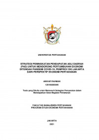 STRATEGI PENINGKATAN PENDAPATAN ASLI DAERAH (PAD) UNTUK MENDORONG PERTUMBUHAN EKONOMI DITENGAH PANDEMI COVID-19, PEMPROV DKI JAKARTA DARI PERSPEKTIF EKONOMI PERTAHANAN