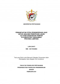 PEMANFAATAN CITRA PENGINDERAAN JAUH
UNTUK ANALISIS PENENTUAN LAHAN
UJI COBA KENDARAAN TEMPUR
DI KABUPATEN TANGGAMUS
PROVINSI LAMPUNG