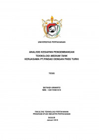 ANALISIS KESIAPAN PENGEMBANGAN TEKNOLOGI MEDIUM TANK KERJASAMA PT.PINDAD DENGAN FNSS TURKI