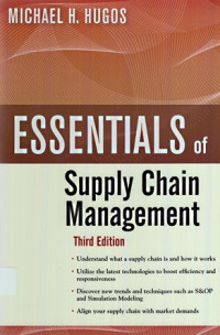 Essentials of Supply Chain Management