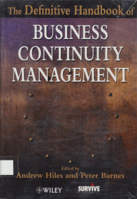 The Definitive Handbook Of Business Continuity Management