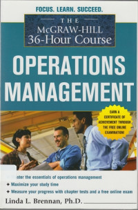 McGraw-Hill 36-hour course, Operations Management