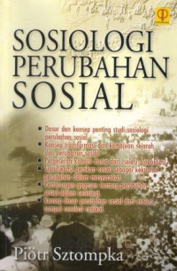 Sosiologi Perubahan Sosial