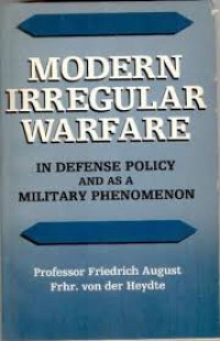 Modern Irregular Warfare In Defense Policy And As A Military Phenomenon