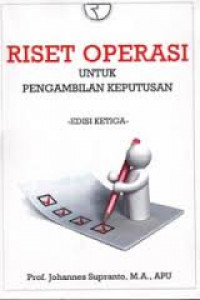 Riset Operasi Untuk Mengambil Keputusan