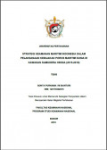 STRATEGI KEAMANAN MARITIM INDONESIA DALAM
PELAKSANAAN KEBIJAKAN POROS MARITIM DUNIA DI
KAWASAN SAMUDERA HINDIA (2015-2018)